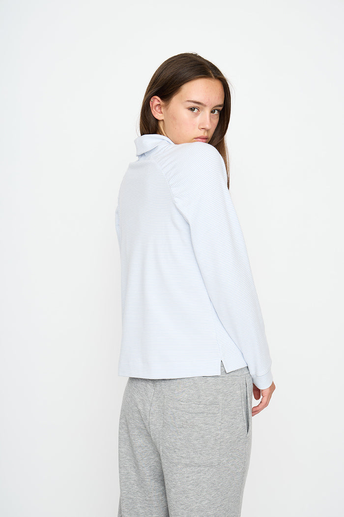 Esmé Studios ESJenna LS Roll Neck GOTS - Kentucky Blue