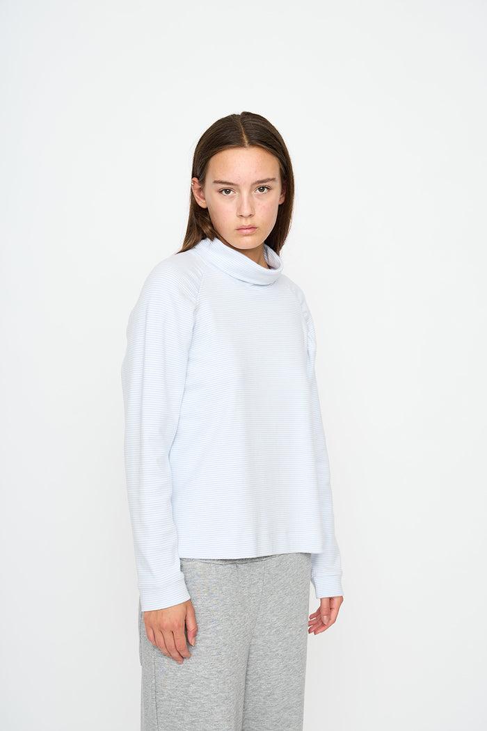 esmé studios ESJenna LS Roll Neck GOTS - Kentucky Blue