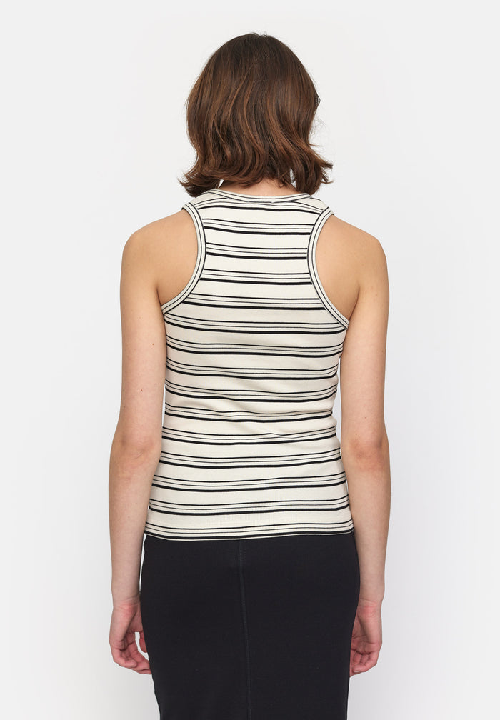 Esmé Studios Blossom Tank Top GOTS - Black Stripe