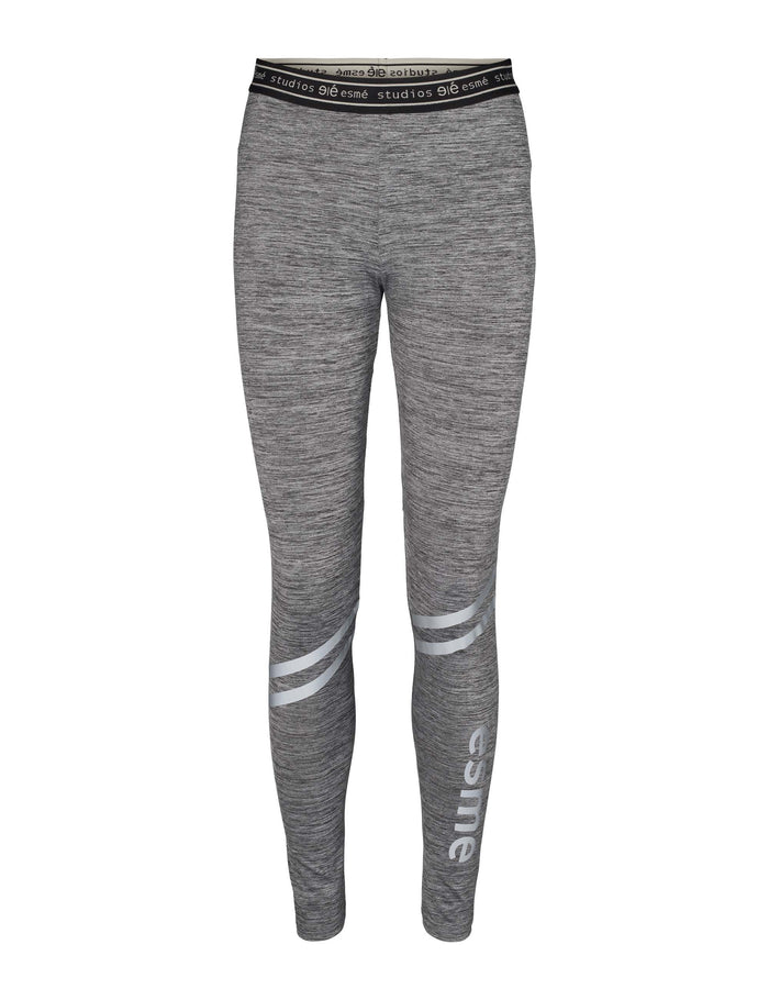 Esmé Studios ESAgneta Leggings - Gray Melange