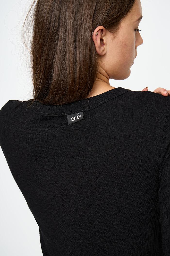 Esmé Studios ESAriel LS Top GOTS - Black