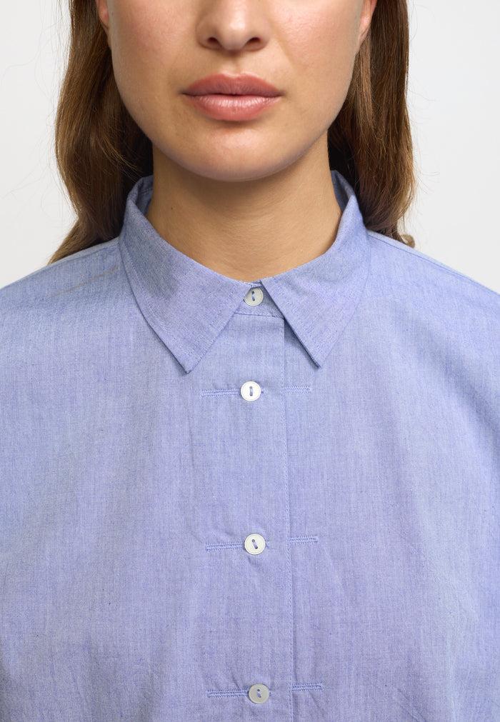 Esmé Studios ESAtlas Shirt GOTS - Blue Washed