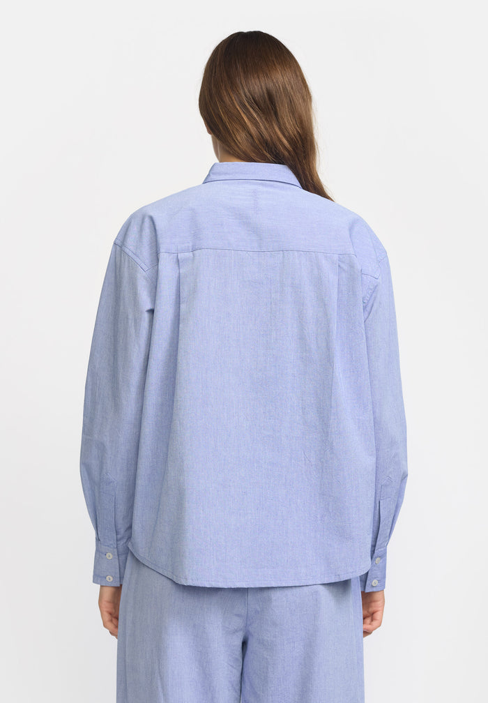 Esmé Studios ESAtlas Shirt GOTS - Blue Washed