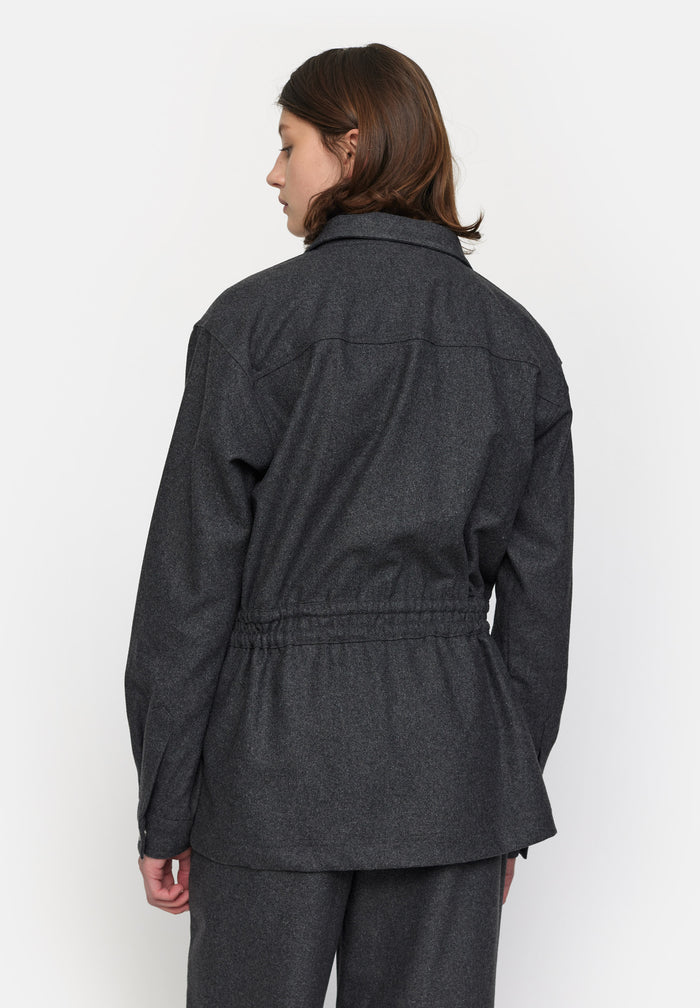 Esmé Studios ESBez Wool Jacket GRS - Gray Melange