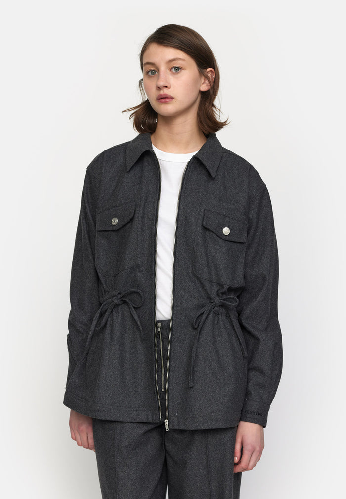 esmé studios ESBez Wool Jacket GRS - Gray Melange