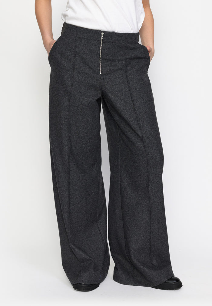 esmé studios ESBez Wool Pants GRS - Gray Melange