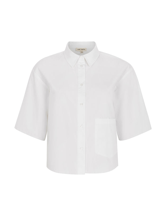 esmé studios ESBilly Cropped Shirt - White