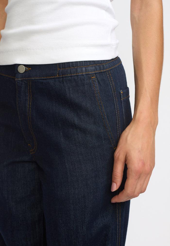 Esmé Studios ESEdina Denim Pants - Blue Denim