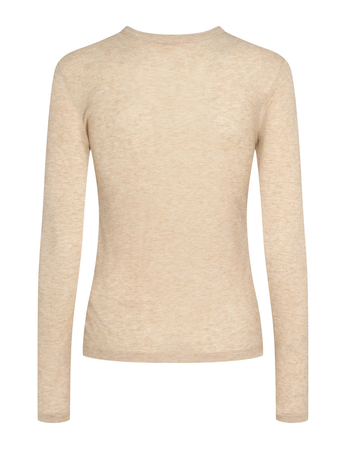 Esmé Studios ESEllia LS Top - Wood Ash Mélange