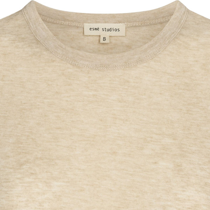 Esmé Studios ESEllia LS Top - Wood Ash Mélange