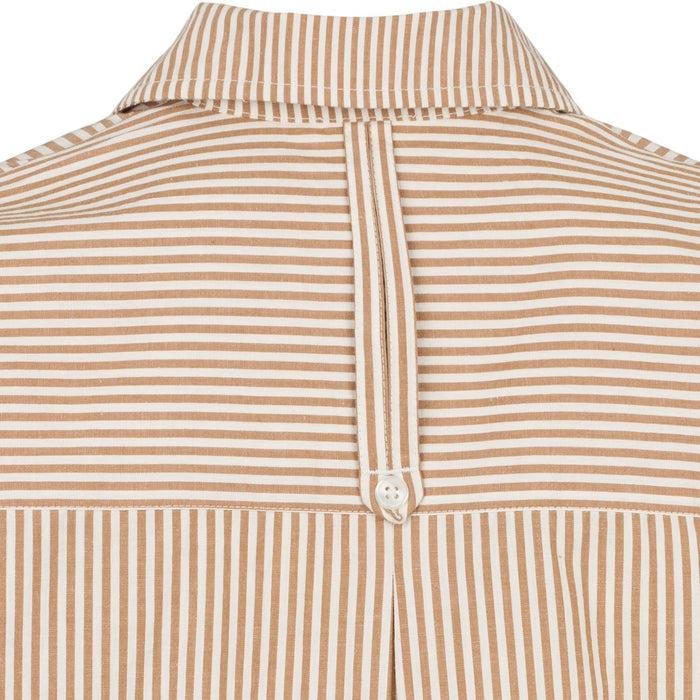 Esmé Studios ESHella Blouse GOTS - Brown Stripe