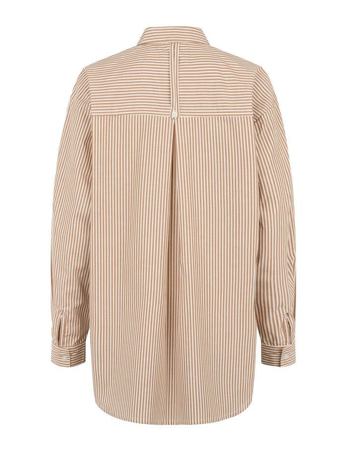 Esmé Studios ESHella Shirt GOTS - Brown Stripe