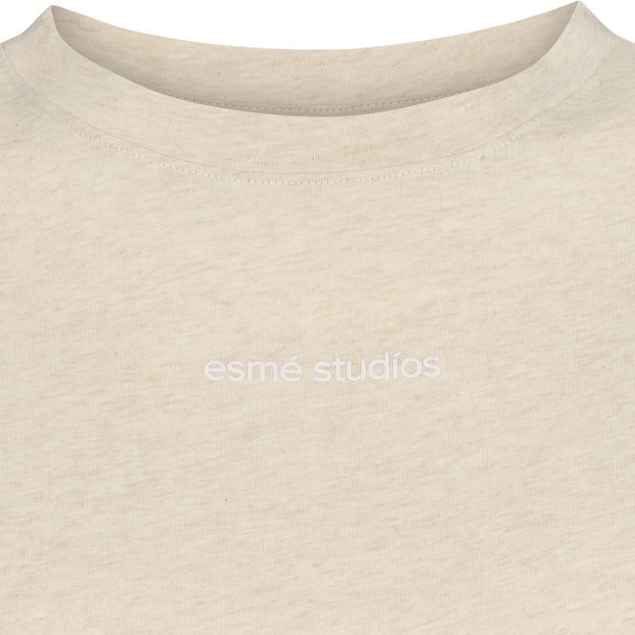 Esmé Studios ESHoyo SL T-shirt GOTS - Oatmeal