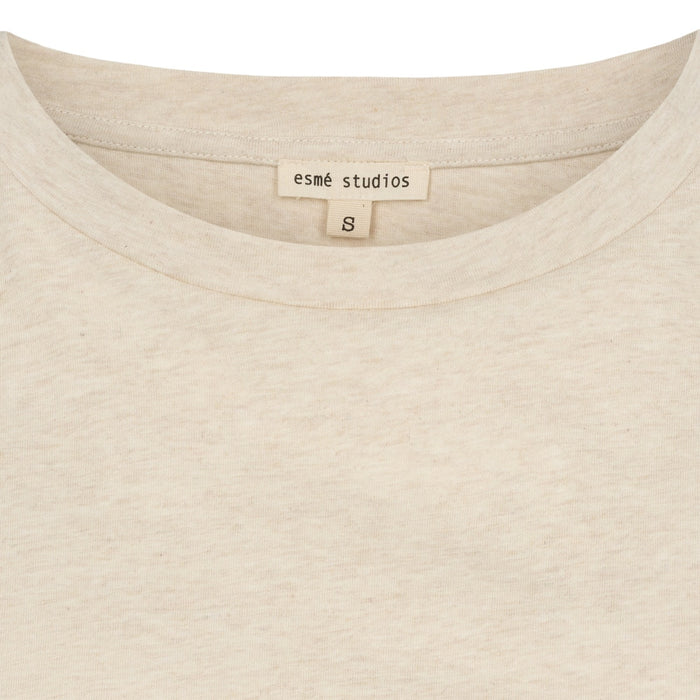 Esmé Studios ESHoyo SS T-shirt GOTS - Oatmeal