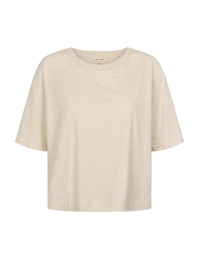 esmé studios ESHoyo SS T-shirt GOTS - Oatmeal