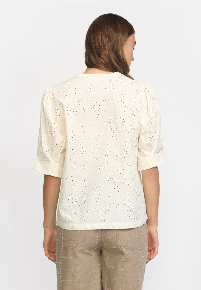 Esmé Studios ESLeo Blouse GOTS - Buttercream