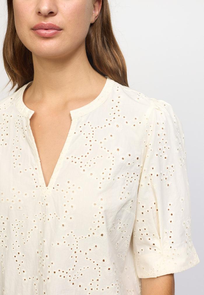 Esmé Studios ESLeo Blouse GOTS - Buttercream