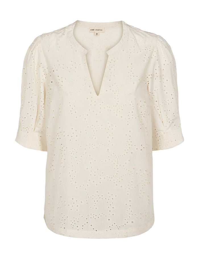 Esmé Studios ESLeo Blouse GOTS - Buttercream