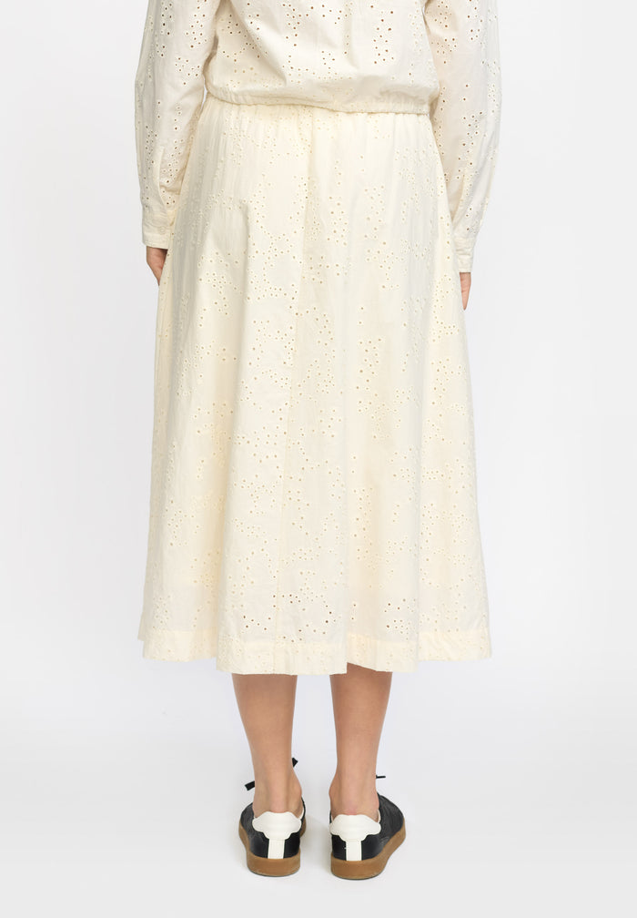 Esmé Studios ESLeo Midi Skirt GOTS - Buttercream
