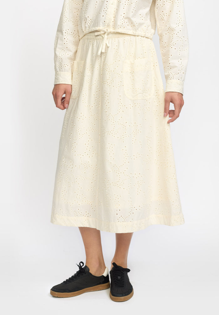esmé studios ESLeo Midi Skirt GOTS - Buttercream