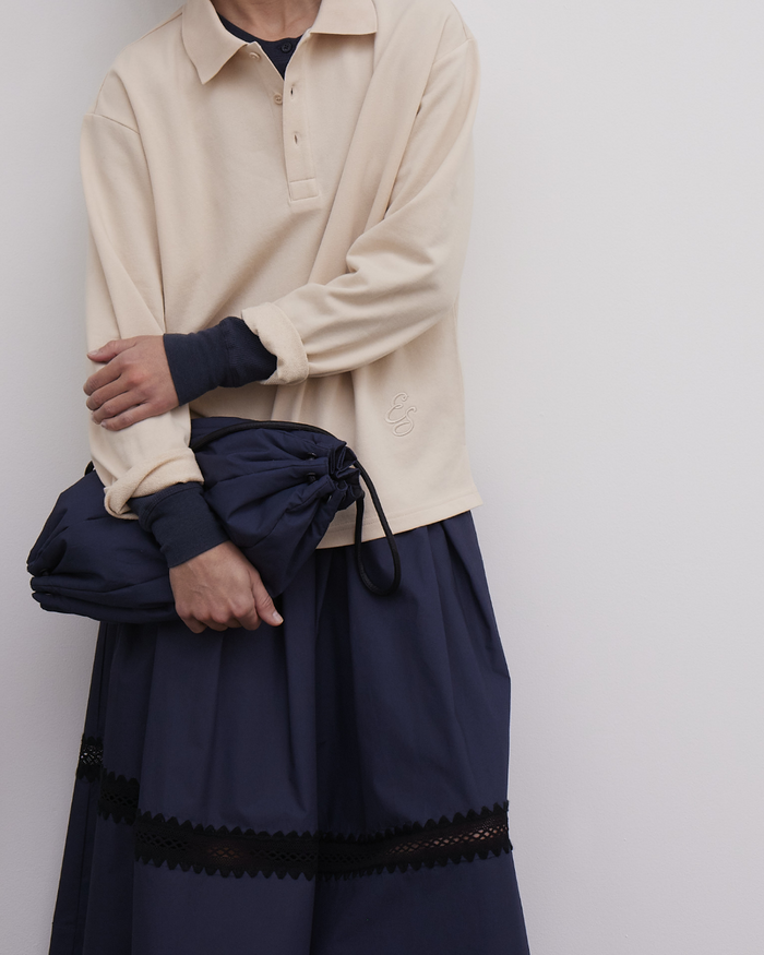 Esmé Studios ESLyla LS Polo - Sheer Bliss