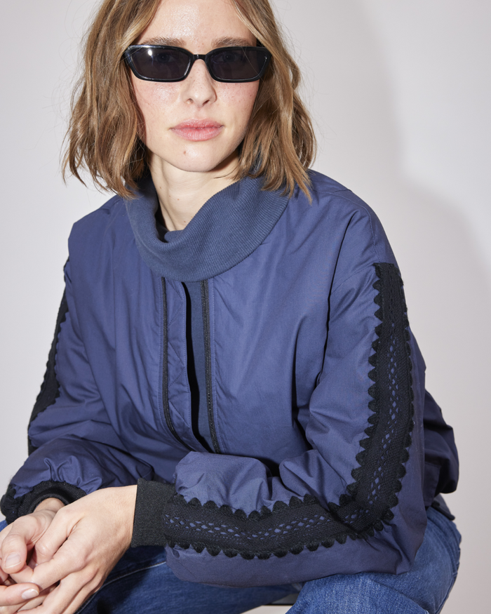 Esmé Studios ESMalula Bomber Jacket - Blue Nights