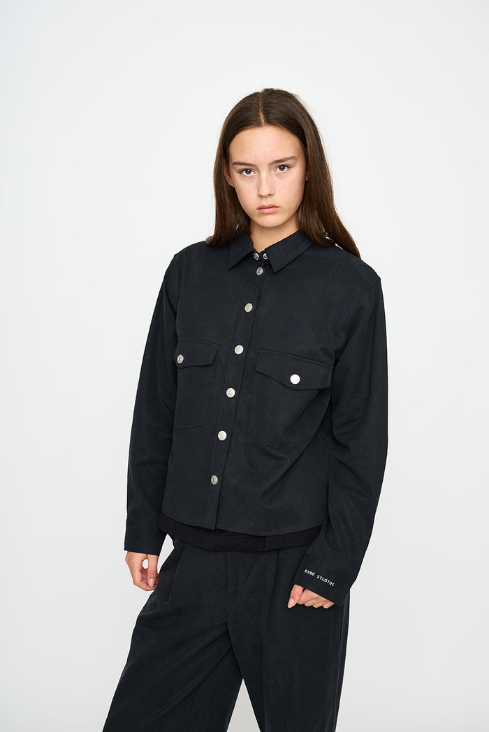 Esmé Studios ESMara Shirt Jacket - Black