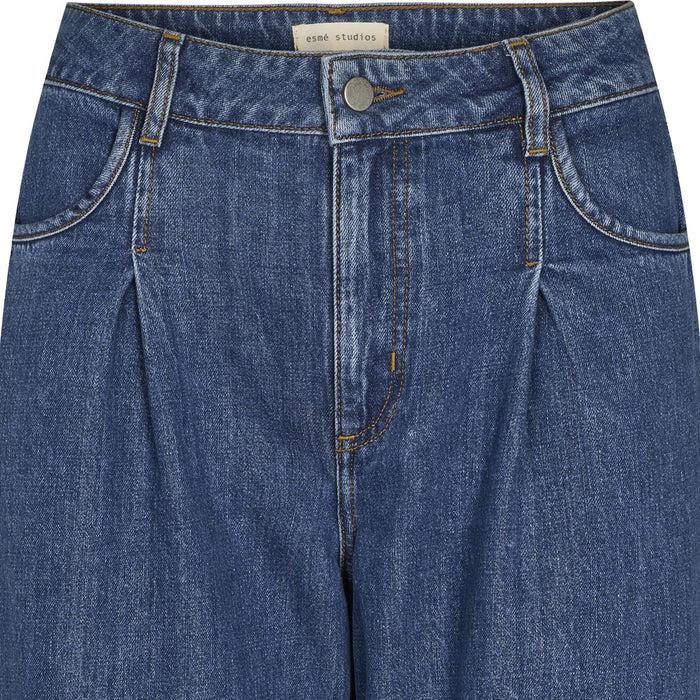 Esmé Studios ESNicole Denim Pants - Blue Denim
