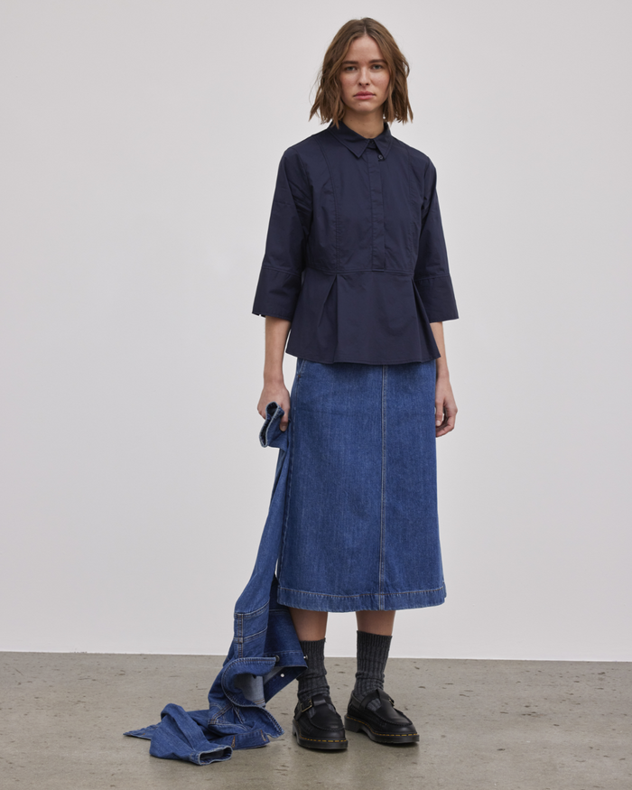 Esmé Studios ESNicole Denim Skirt - Blue Denim