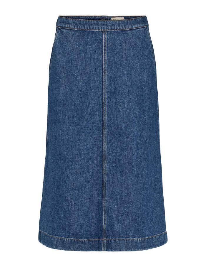 esmé studios ESNicole Denim Skirt - Blue denim