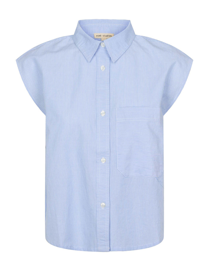 esmé studios ESNunu SL Shirt GOTS - Kentucky Blue