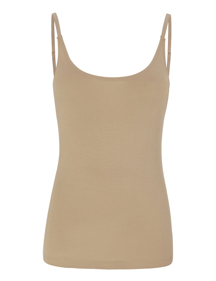 Esmé Studios ESPenelope Singlet Top - Bleached Sand
