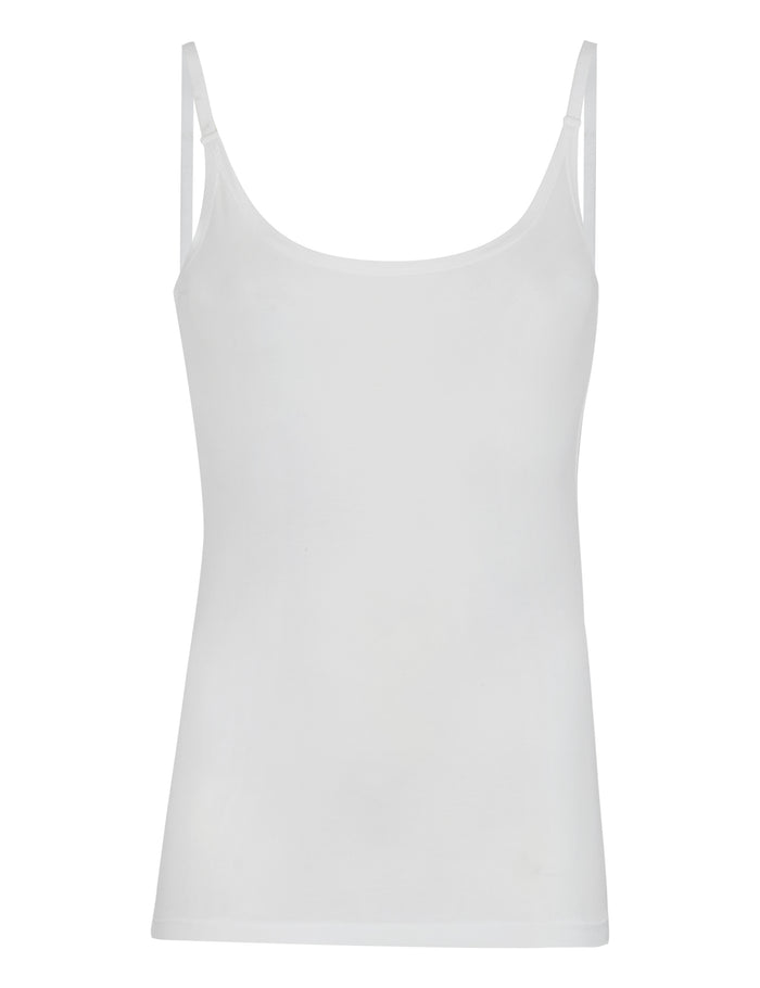 Esmé Studios ESPenelope Singlet Top - White
