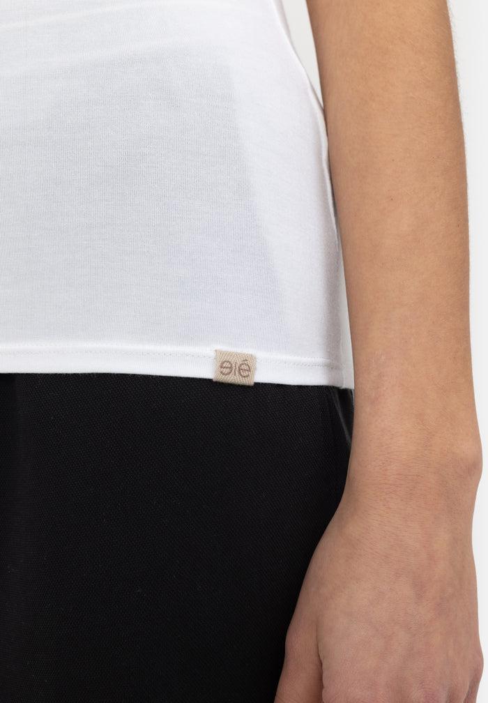 Esmé Studios ESPenelope Slim Fit Tank Top - White