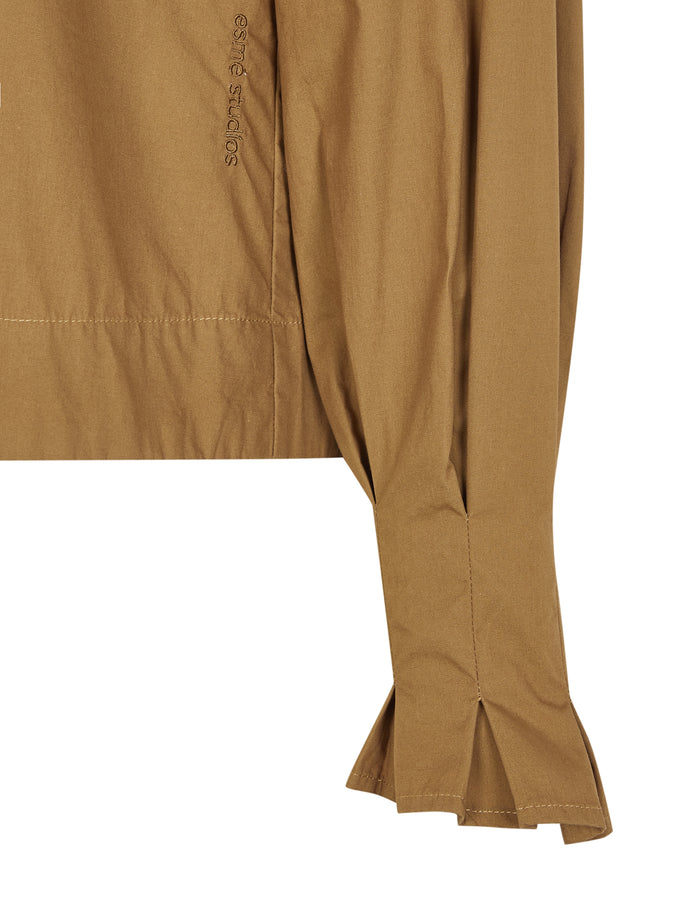 Esmé Studios ESRusso LS Blouse - Brown Sugar