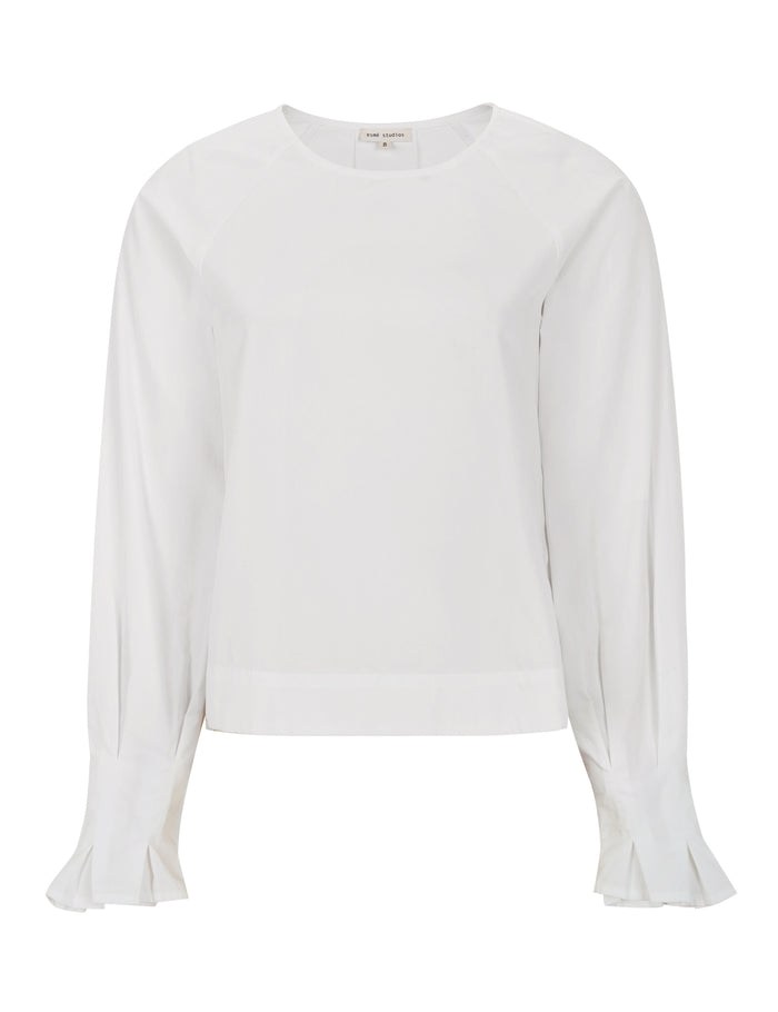 esmé studios ESRusso LS Blouse - White
