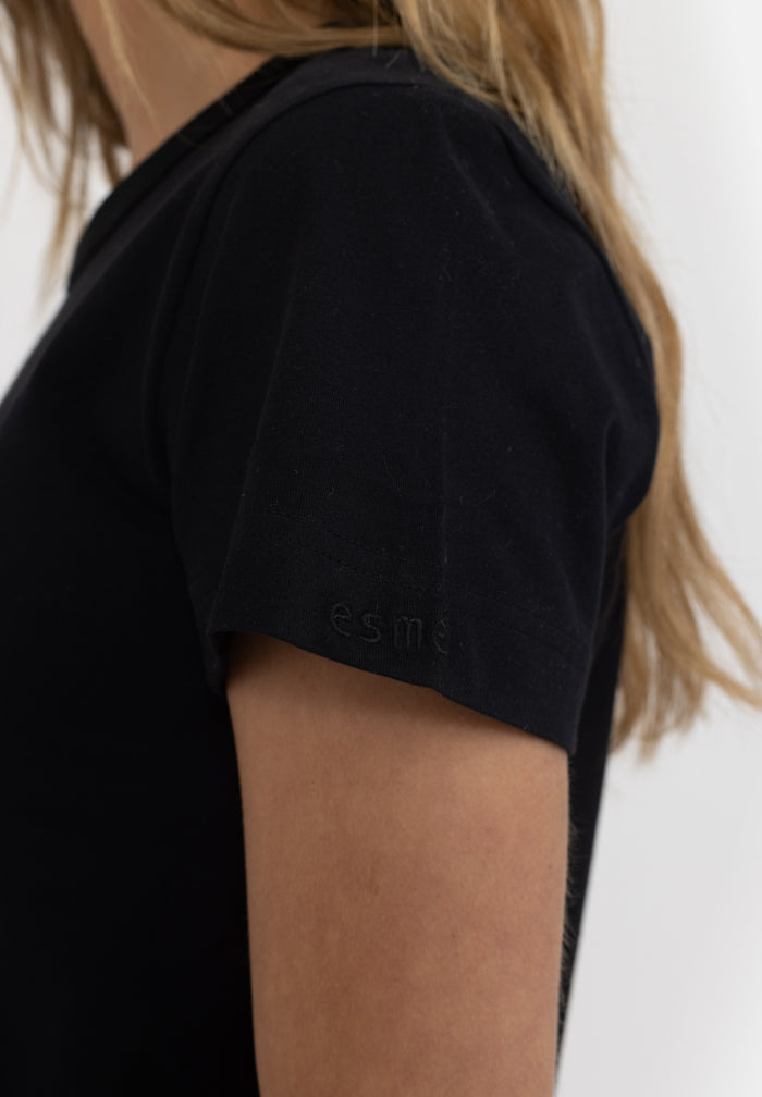 Esmé Studios ESSigne T-shirt GOTS - Black