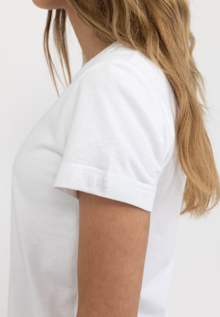 Esmé Studios ESSigne T-shirt GOTS - White