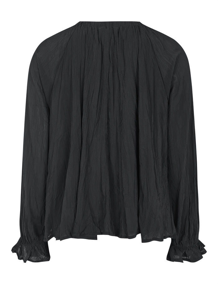 Esmé Studios ESTova LS Blouse GRS - Black