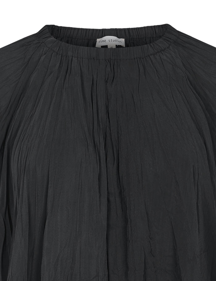 Esmé Studios ESTova LS Blouse GRS - Black