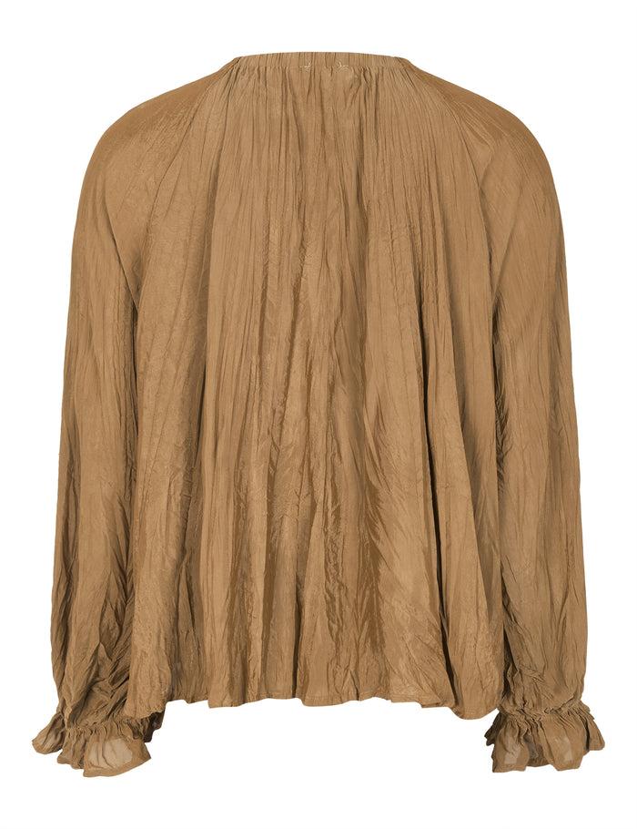 Esmé Studios ESTova LS Blouse GRS - Chipmunk