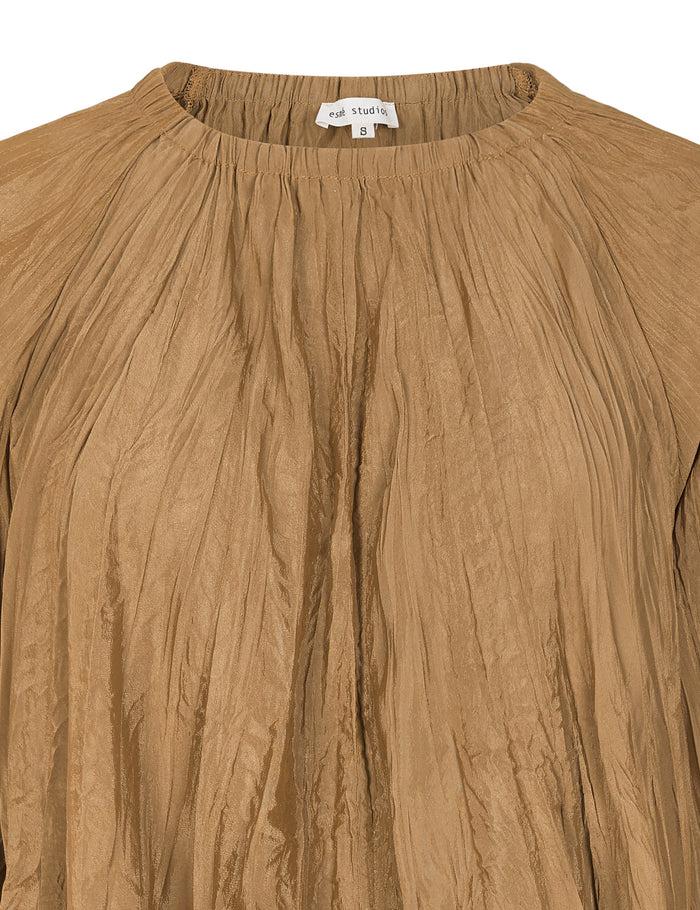 Esmé Studios ESTova LS Blouse GRS - Chipmunk