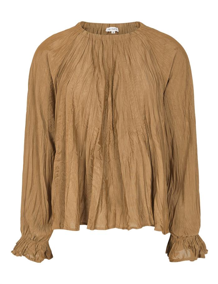 esmé studios ESTova LS Blouse GRS - Chipmunk