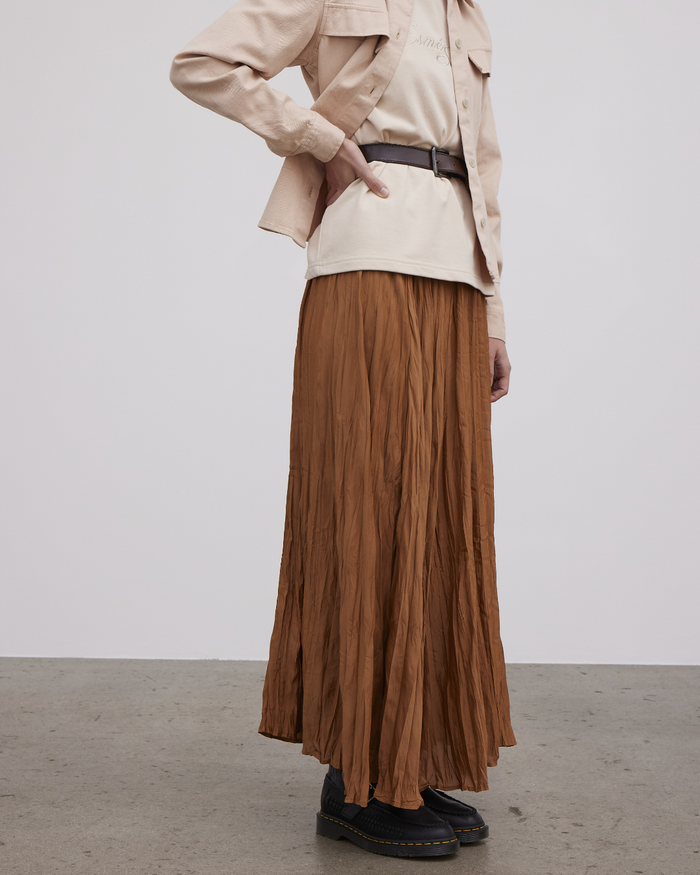 Esmé Studios ESTova Maxi Skirt GRS - Chipmunk