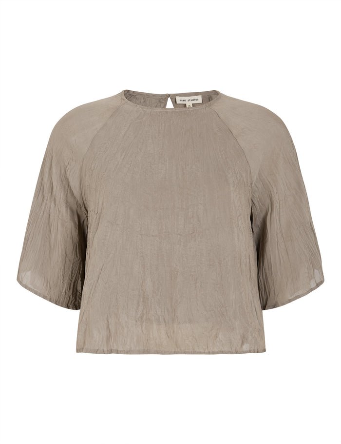 Esmé Studios ESTova SS Blouse GRS - Fungi