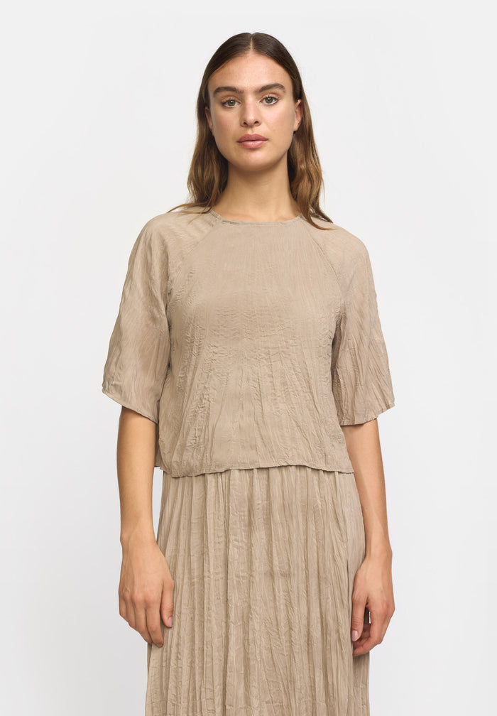 esmé studios ESTova SS Blouse GRS - Fungi