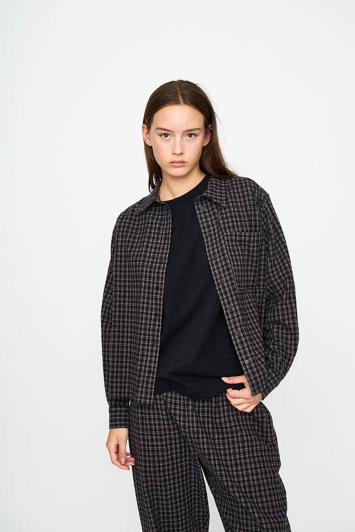 Esmé Studios ESValdis Shirt - Black Check