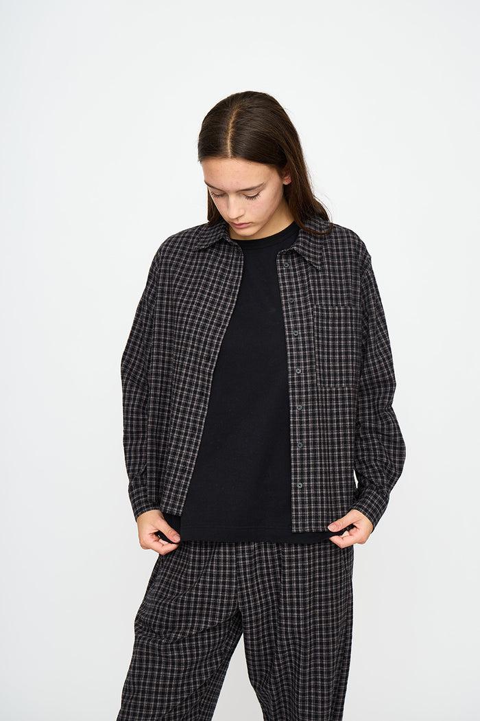 Esmé Studios ESValdis Shirt - Black Check