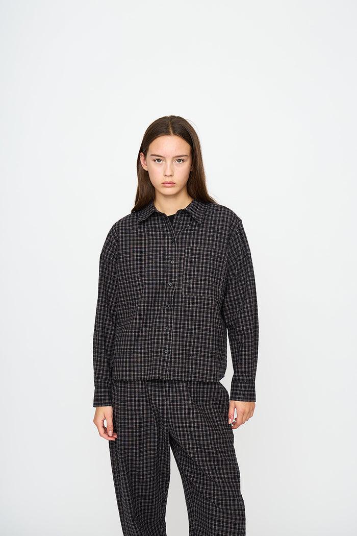 Esmé Studios ESValdis Shirt - Black Check