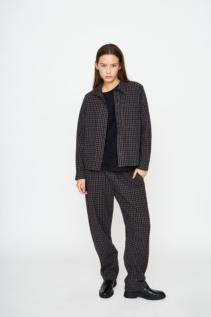 esmé studios ESValdis Shirt - Black Check